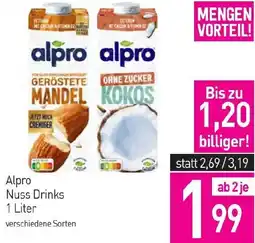Sutterlüty Nuss Drinks Angebot