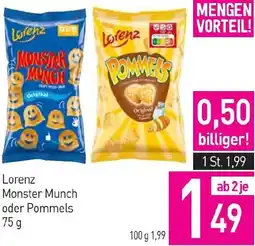 Sutterlüty Lorenz Monster Munch oder Pommels Angebot