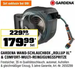 OBI Wand-schlauchbox rollup & comfort-multi-reingigungsspritze Angebot