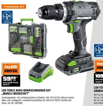 OBI Akku-bohrschrauber-set Angebot