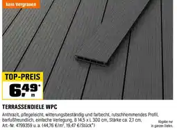 OBI Terrassendiele wpc Angebot