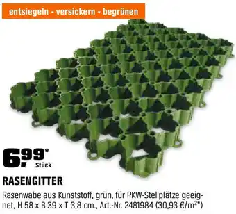 OBI Rasengitter Angebot