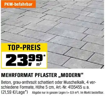 OBI Mehrformat pflaster modern Angebot