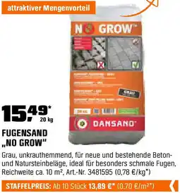 OBI Fugensand no grow Angebot