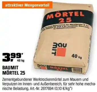 OBI Mörtel Angebot