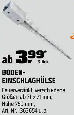 OBI Boden- einschlaghülse Angebot