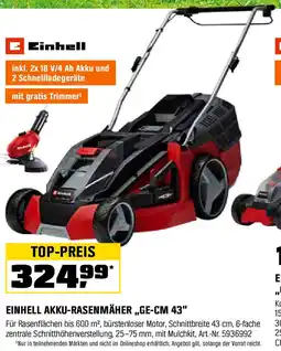 OBI Akku-rasenmäher Angebot