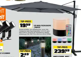 OBI Led akku-tischleuchte Angebot