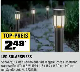 OBI Led solarspiess Angebot