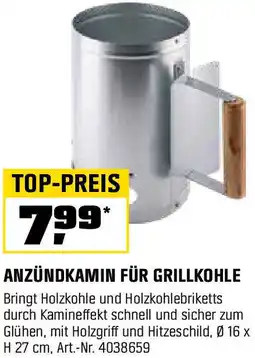 OBI Anzündkamin Angebot