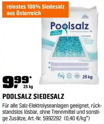 OBI Poolsalz siedesalz Angebot