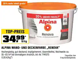 OBI Wand- und deckenfarbe renova Angebot