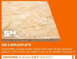 OBI Verlegeplatte Angebot