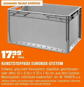 OBI Kunststoffbox eurobox-system Angebot