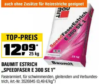 OBI Estrich speedfaser Angebot