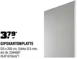 OBI Gipskartonplatte Angebot