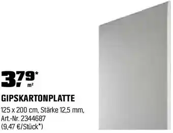 OBI Gipskartonplatte Angebot