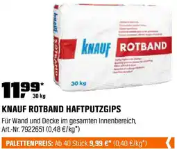 OBI Rotband haftputzgips Angebot
