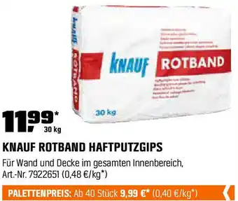 OBI Rotband haftputzgips Angebot