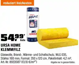 OBI Ursa home klemmfilz Angebot