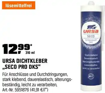 OBI Dichtkleber seco Angebot