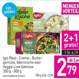 Sutterlüty Iglo Röst-, Creme-, Butter- gemüse, Ideenküche oder Veggie Love Gemüse Angebot