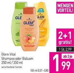 Sutterlüty Glem Vital Shampoo oder Balsam Angebot