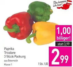 Sutterlüty Paprika Tricolore Angebot