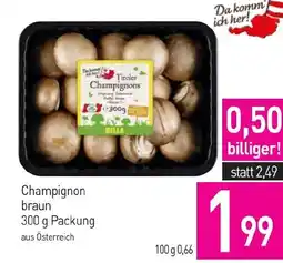 Sutterlüty Champignons braun Angebot