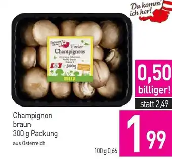 Sutterlüty Champignons braun Angebot