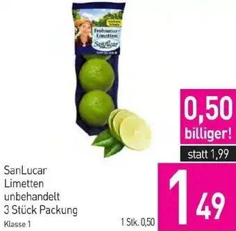 Sutterlüty SanLucar Limetten unbehandelt Angebot