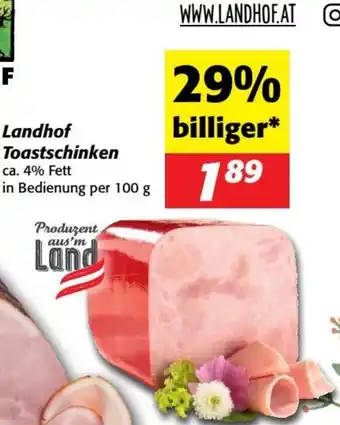 Nah&Frisch Toastschinken Angebot