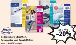 Pagro Diskont bedruckbare Etiketten, Fotopapier und Spezialfolien Angebot