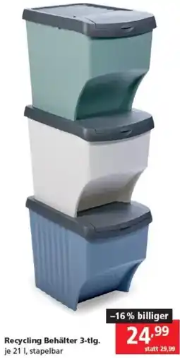 Pagro Diskont Recycling Behälter Angebot
