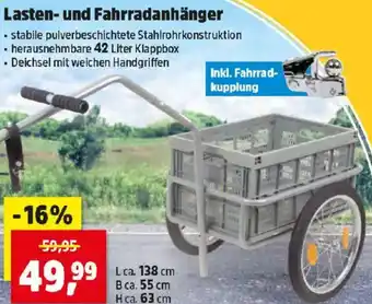 Thomas Philipps Lasten- und Fahrradanhänger Angebot