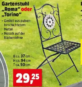 Thomas Philipps Gartenstuhl Roma oder Torino Angebot