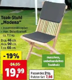 Thomas Philipps Teak-Stuhl Modena Angebot