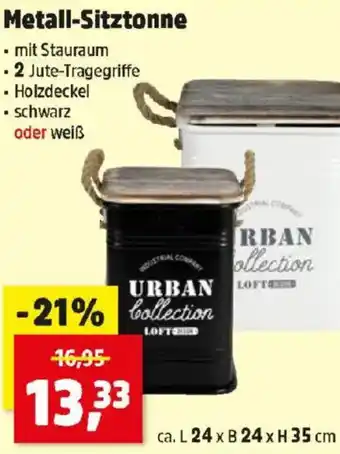 Thomas Philipps Metall-Sitztonne Angebot