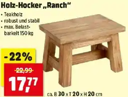 Thomas Philipps Holz-Hocker Ranch Angebot