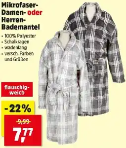 Thomas Philipps Mikrofaser- Damen- oder Herren- Bademantel Angebot
