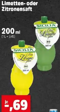 Thomas Philipps Limetten- oder Zitronensaft Angebot