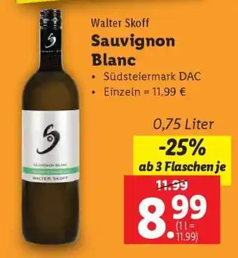 Lidl Walter Skoff Sauvignon Blanc Angebot