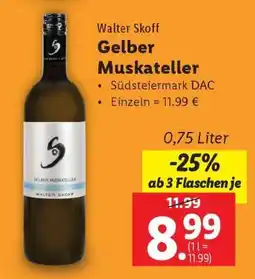 Lidl WALTER SKOFF Gelber Muskateller Angebot