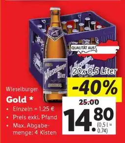 Lidl Wieselburger Gold Angebot