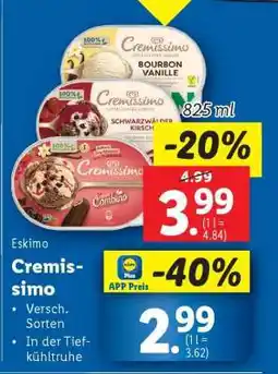 Lidl Cremissimo Angebot