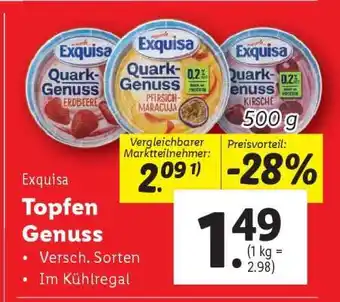 Lidl Exquisa Topfen Genuss Angebot