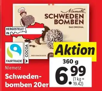 Lidl Niemetz Schwedenbomben 20er Angebot