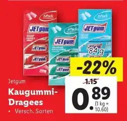 Lidl Jetgum Kaugummi-Dragees Angebot