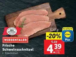 Lidl Wiesentaler Frische Schweinsschnitzel Angebot