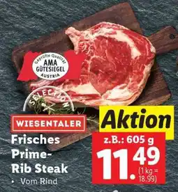Lidl WIESENTALER Frisches Prime-Rib Steak Angebot